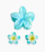 Plumeria Hair Clip Set - Image 2